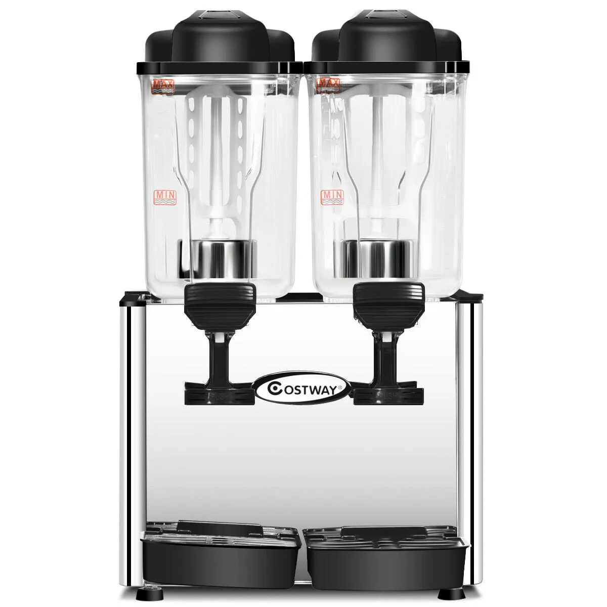 36L Commercial Juice Dispenser with 2 Tanks