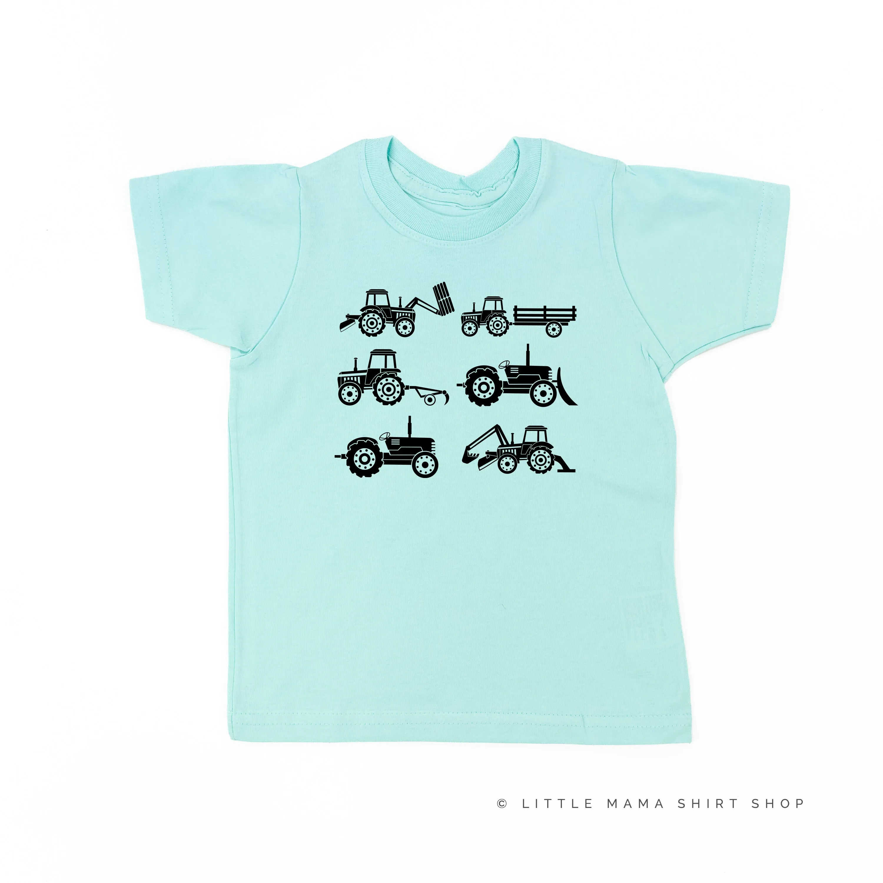 6 Tractors - Short Sleeve Child Shirt