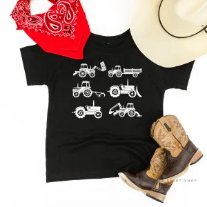 6 Tractors - Short Sleeve Child Shirt