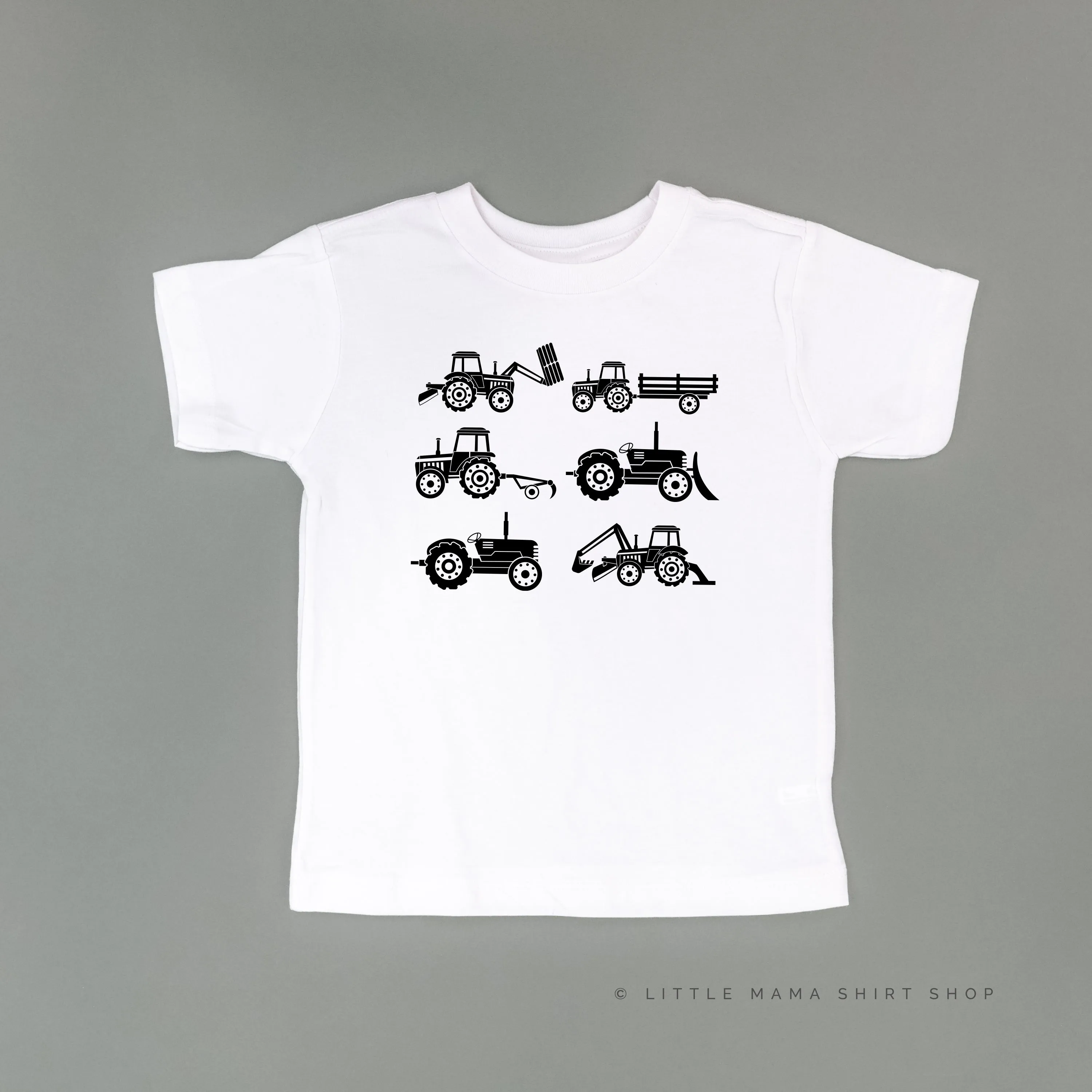 6 Tractors - Short Sleeve Child Shirt