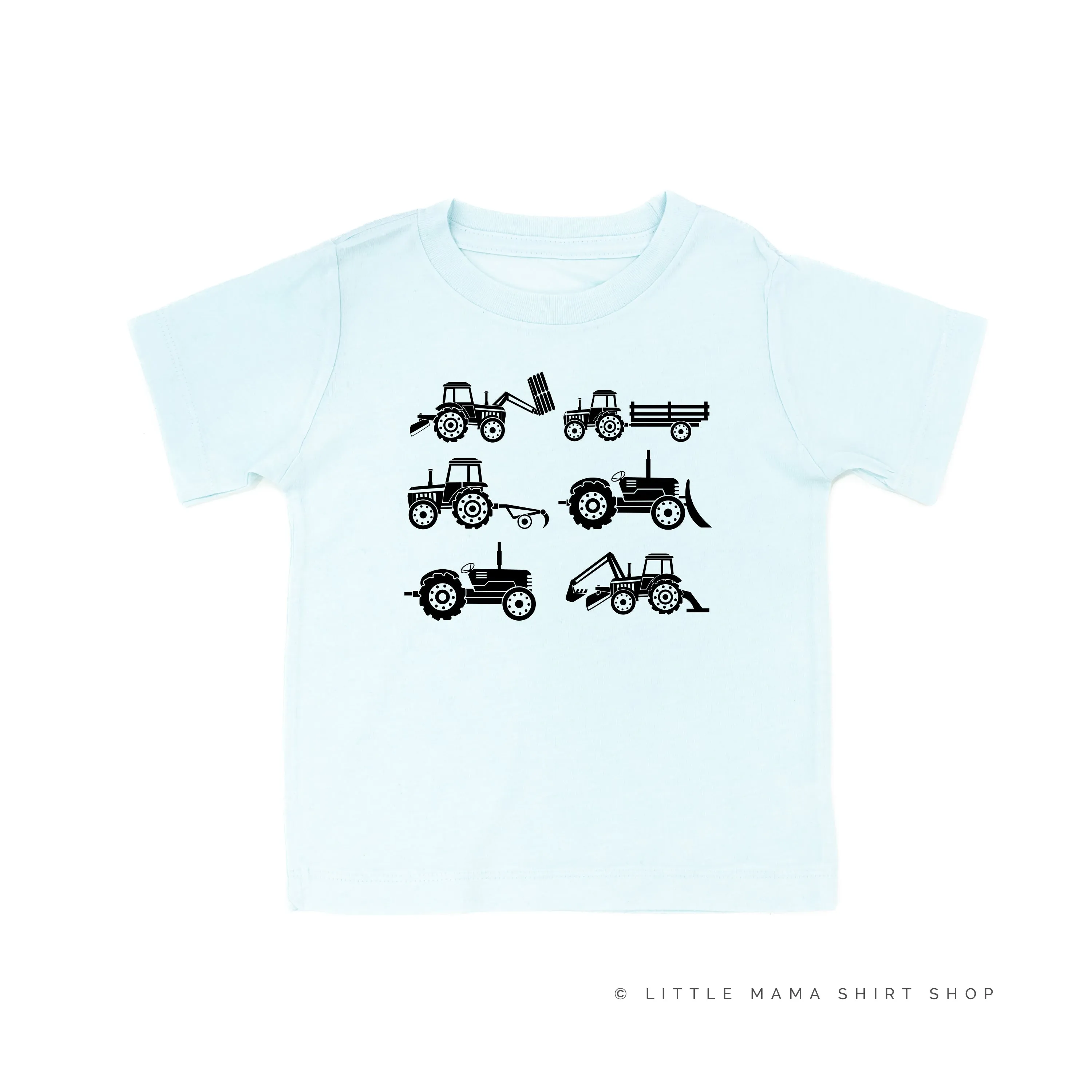 6 Tractors - Short Sleeve Child Shirt