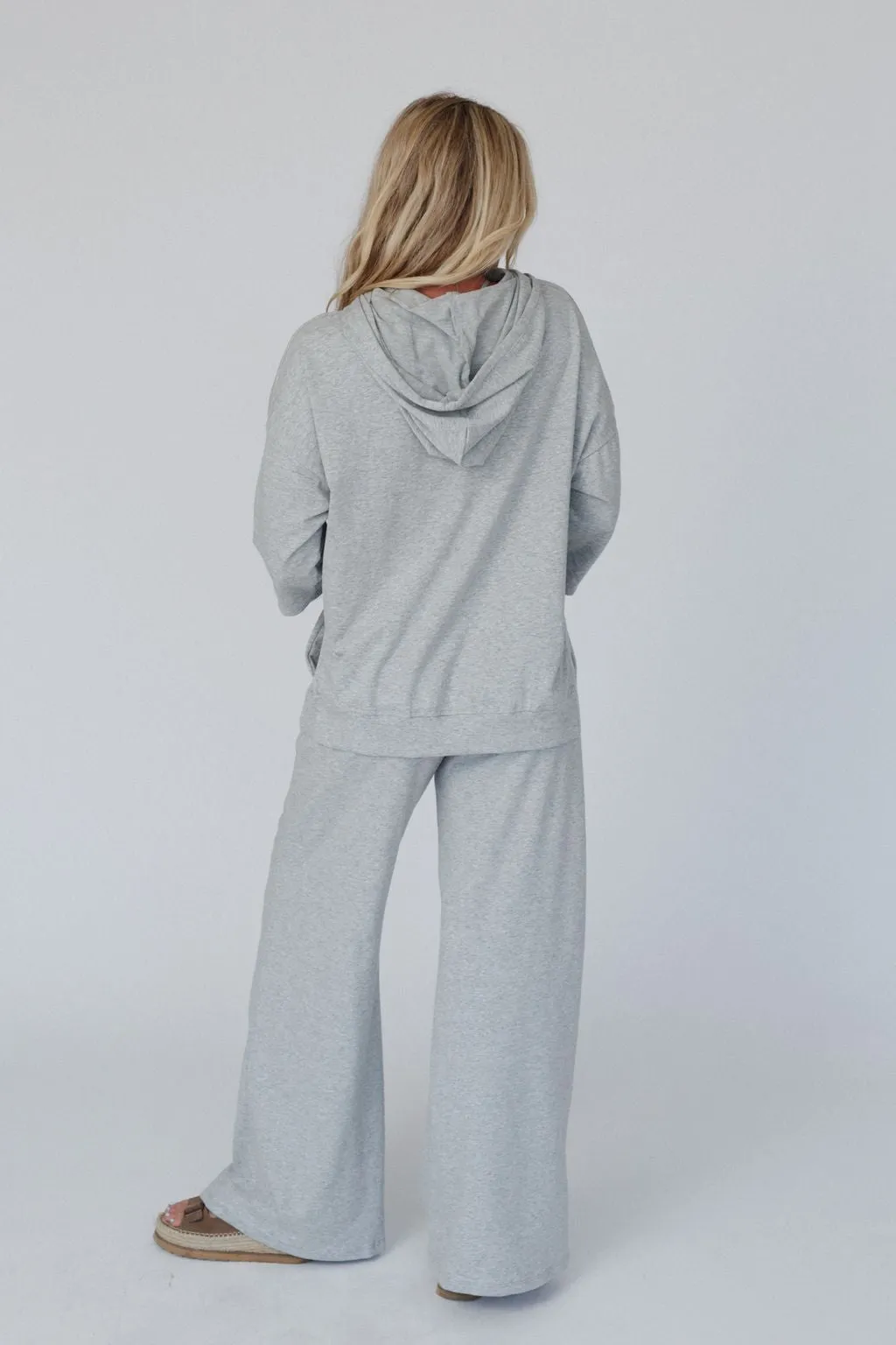 Arianna Top And Pant Set - Heather Gray