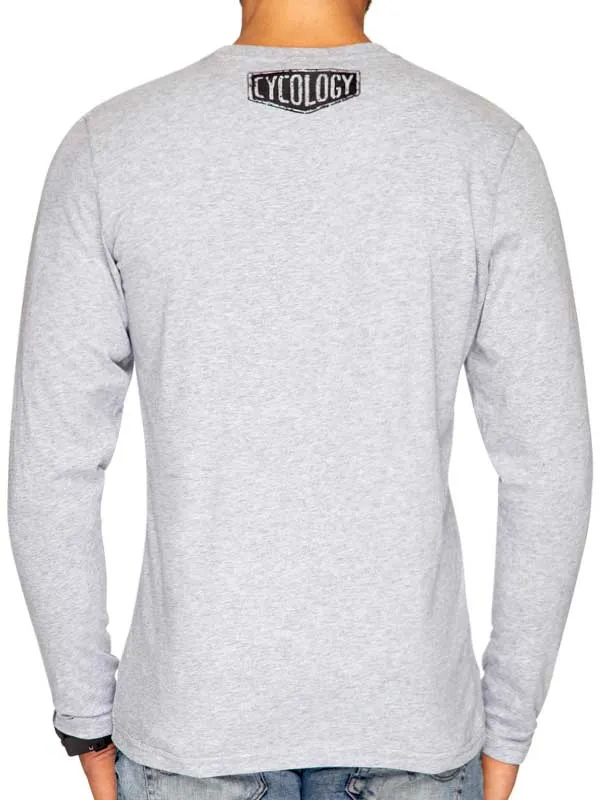 Best Days Behind Bars Long Sleeve T Shirt Grey