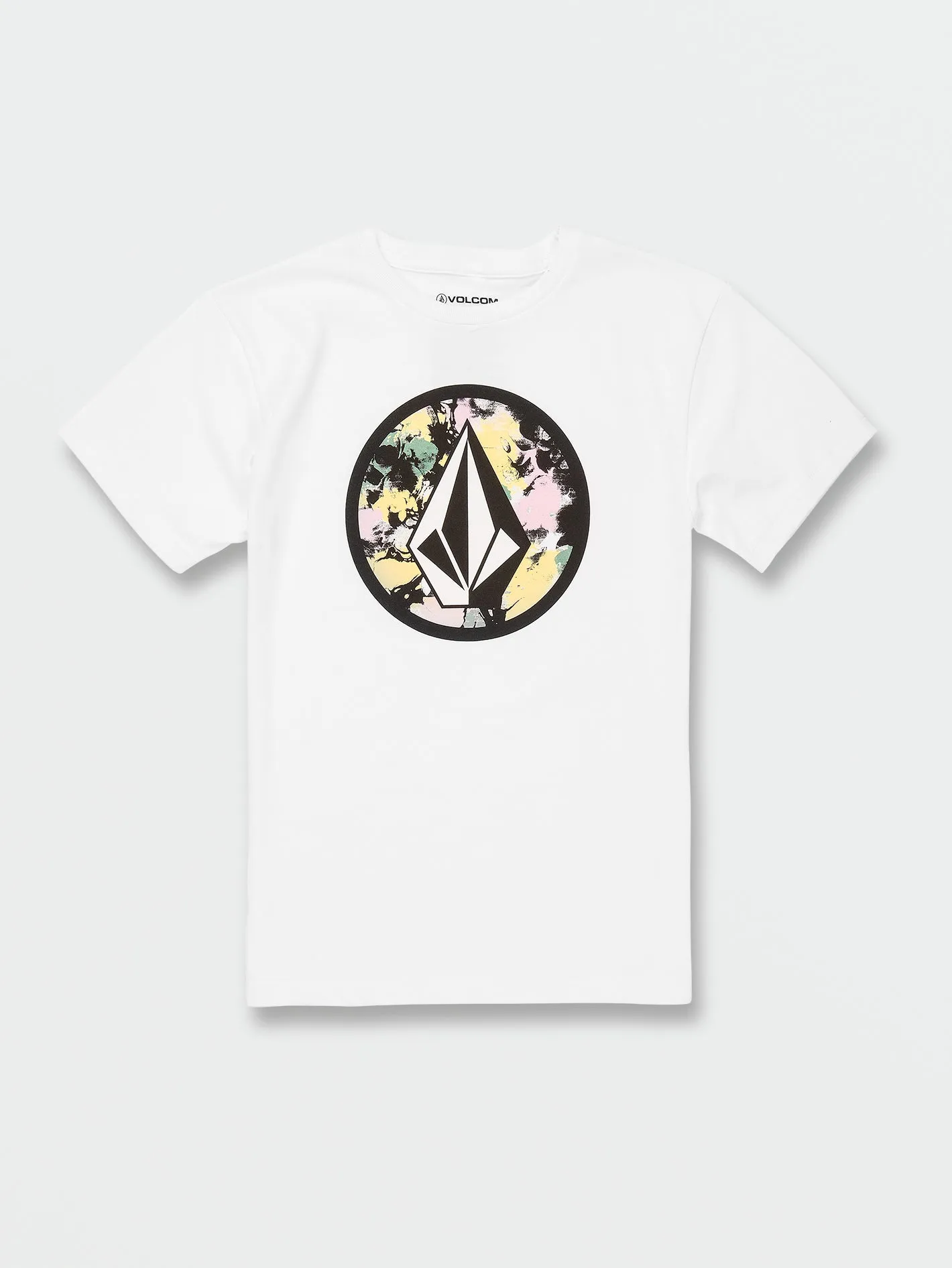 Big Boys Circle Stone Short Sleeve Tee - White