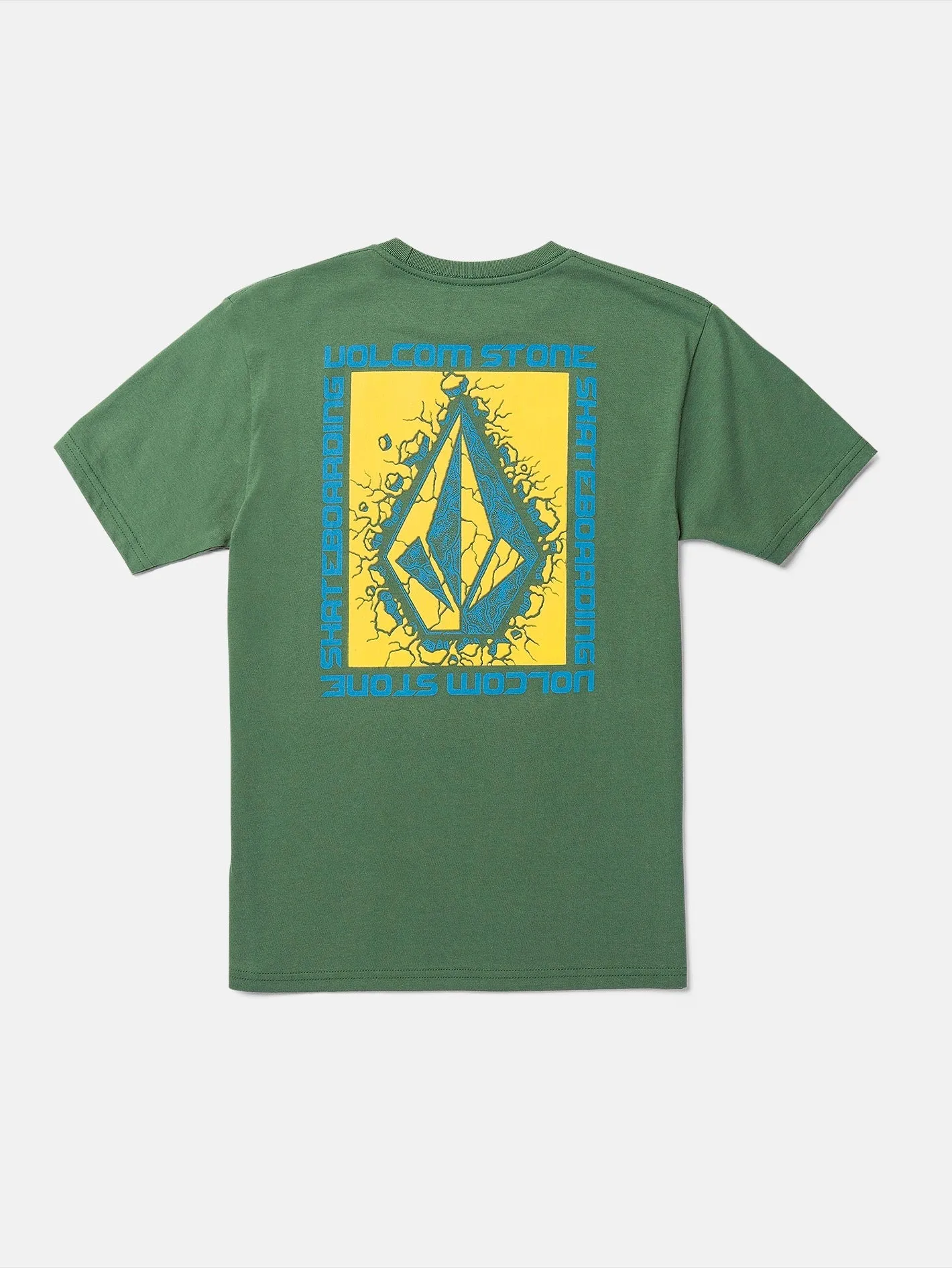 Big Boys Stone Breakage Short Sleeve Tee - Fir Green