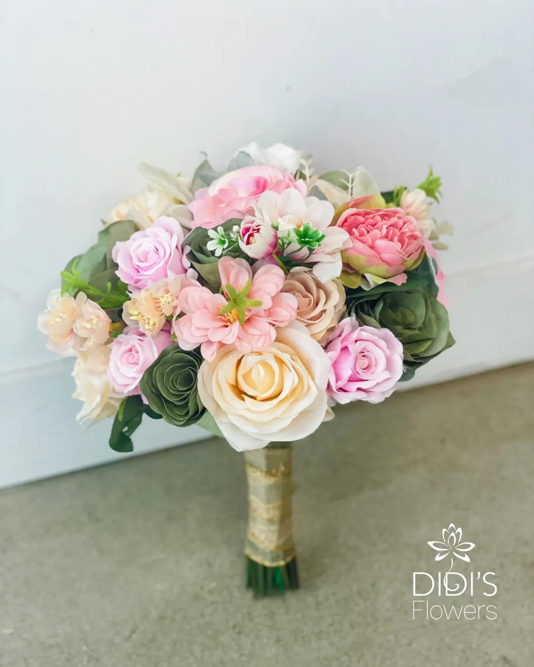 Blush Elegance Bridal bouquet