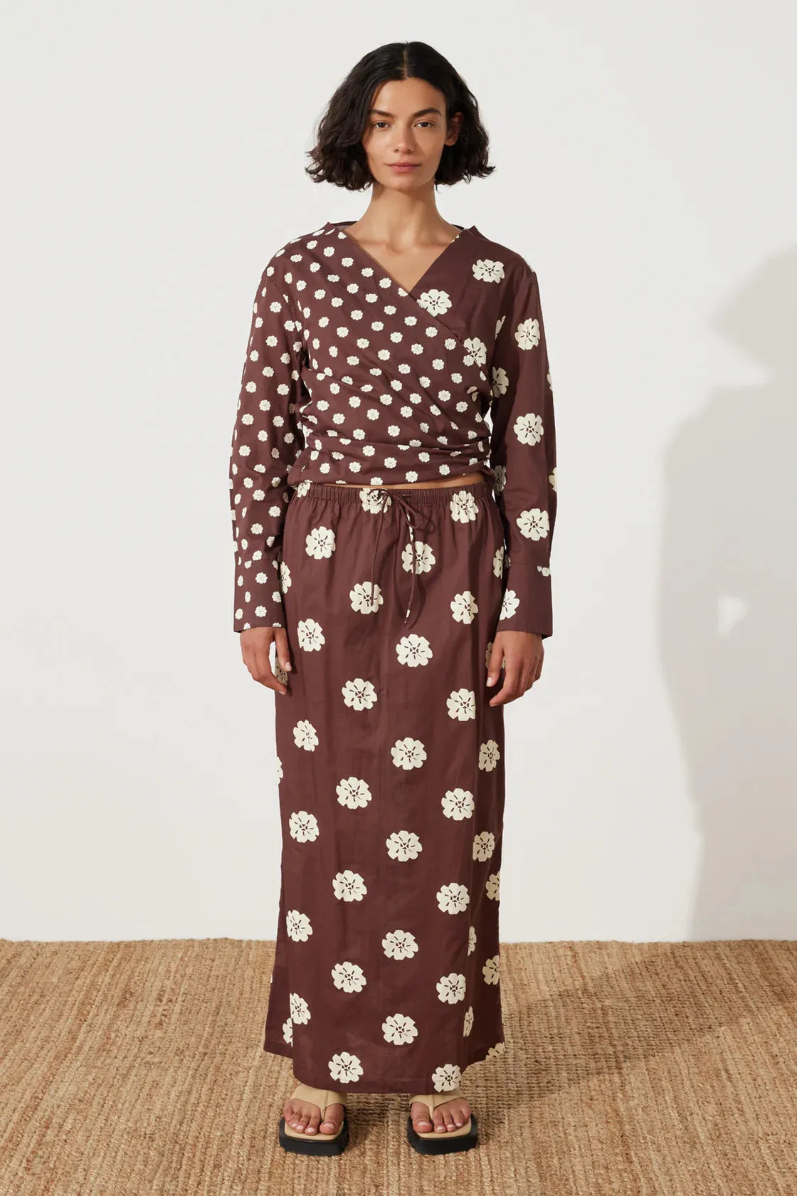 DANDELION WRAP TOP - DANDELION DAISY