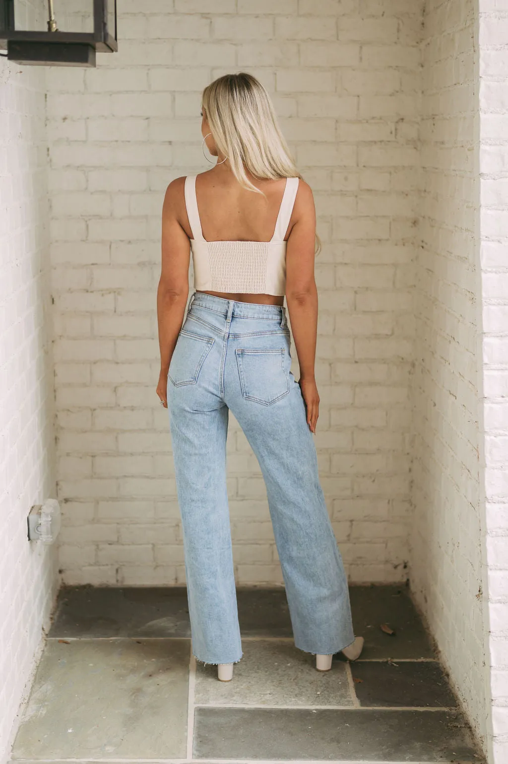 Faux Leather Bustier Top