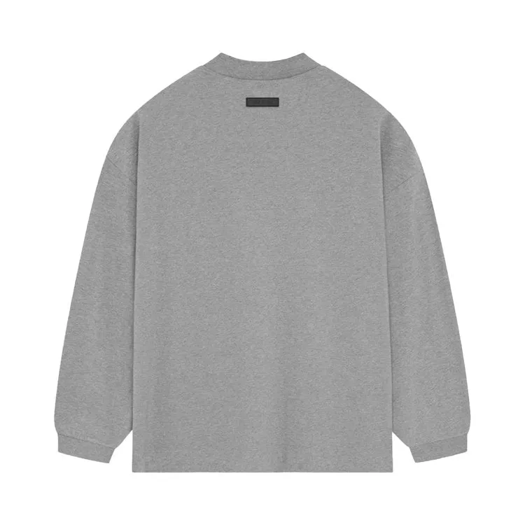 Fear Of God Essentials Fear of God Essentials Long-Sleeve 'Dark Heather Oatmeal' T-Shirt, Gray