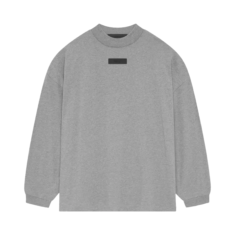 Fear Of God Essentials Fear of God Essentials Long-Sleeve 'Dark Heather Oatmeal' T-Shirt, Gray
