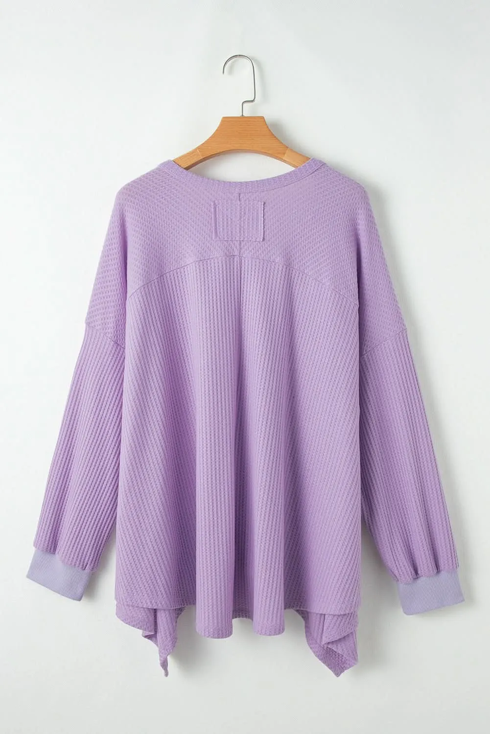 Flattering orchid petal plus size top