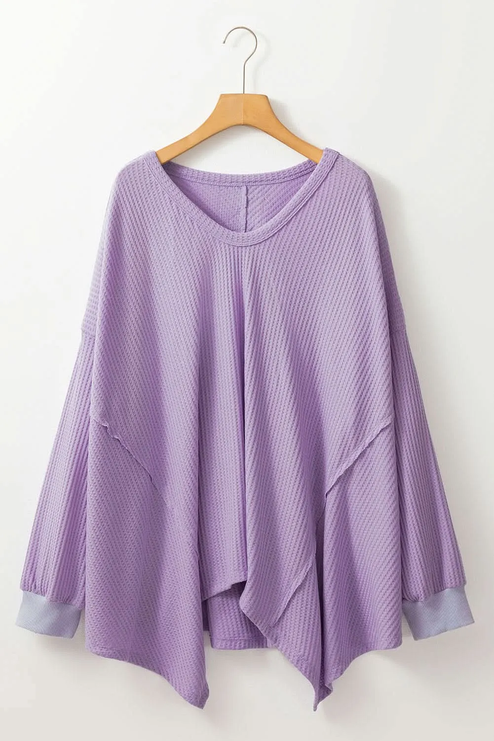 Flattering orchid petal plus size top