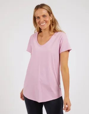 Fundamental Vee Tee - Peony - Elm Lifestyle
