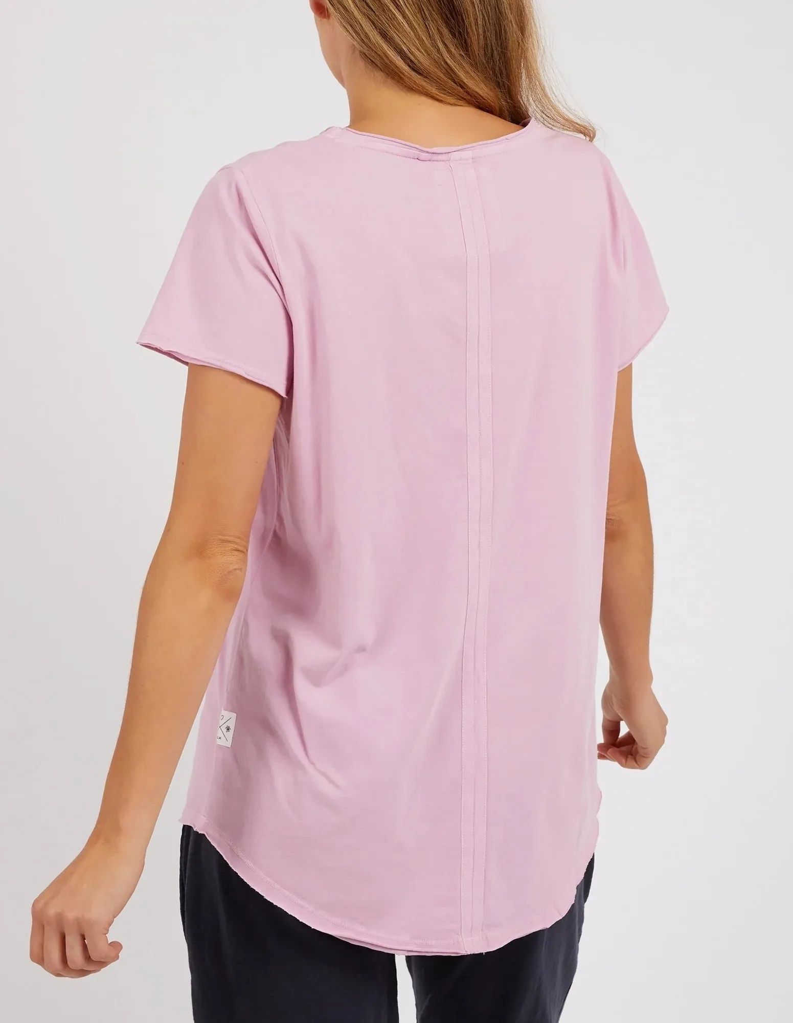 Fundamental Vee Tee - Peony - Elm Lifestyle
