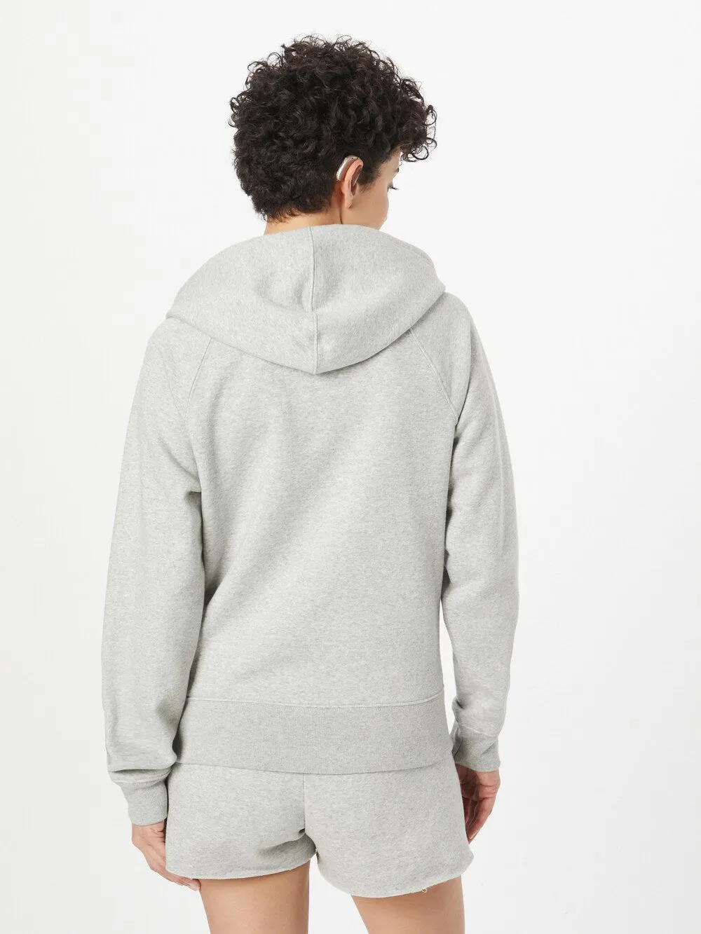 GAP zip-up sweatshirt, mottled gray