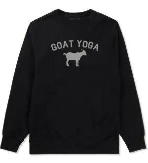 Goat Yoga Namaste Mens Crewneck Sweatshirt