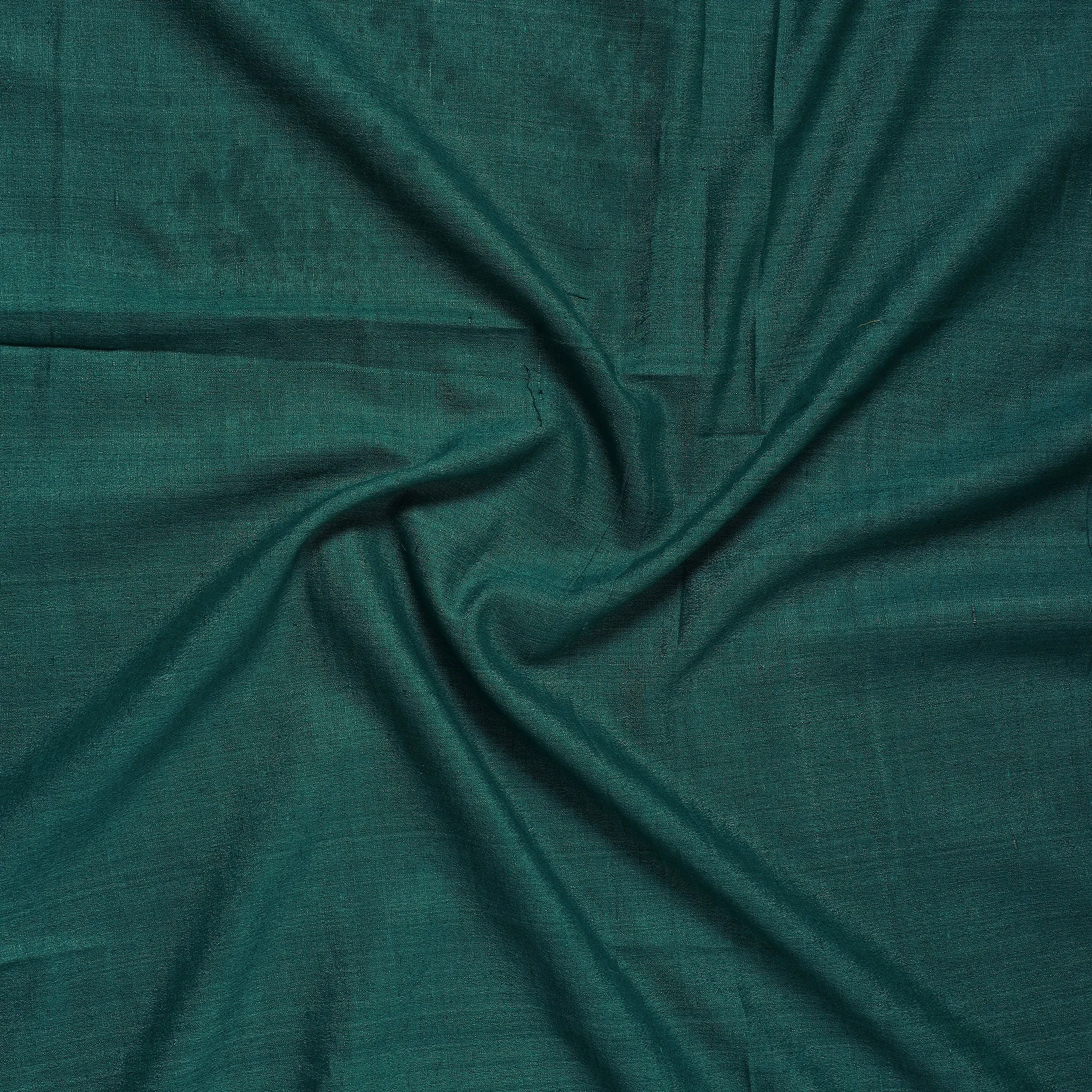 Green - Vidarbha Tussar Silk Cotton Handloom Precut Fabric (1.6 meter) 71