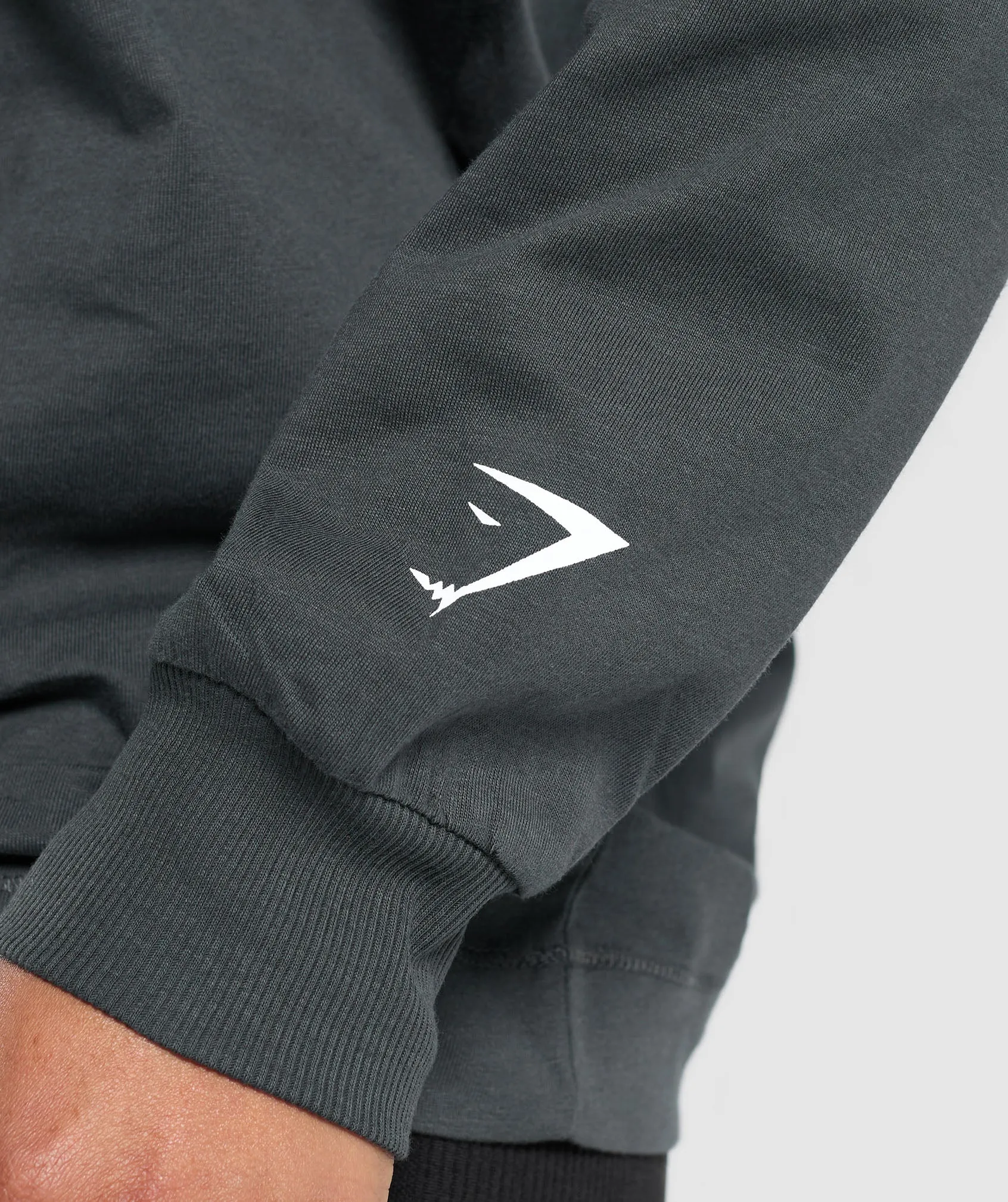 Gymshark I Love Squats Long Sleeve Skater - Asphalt Grey
