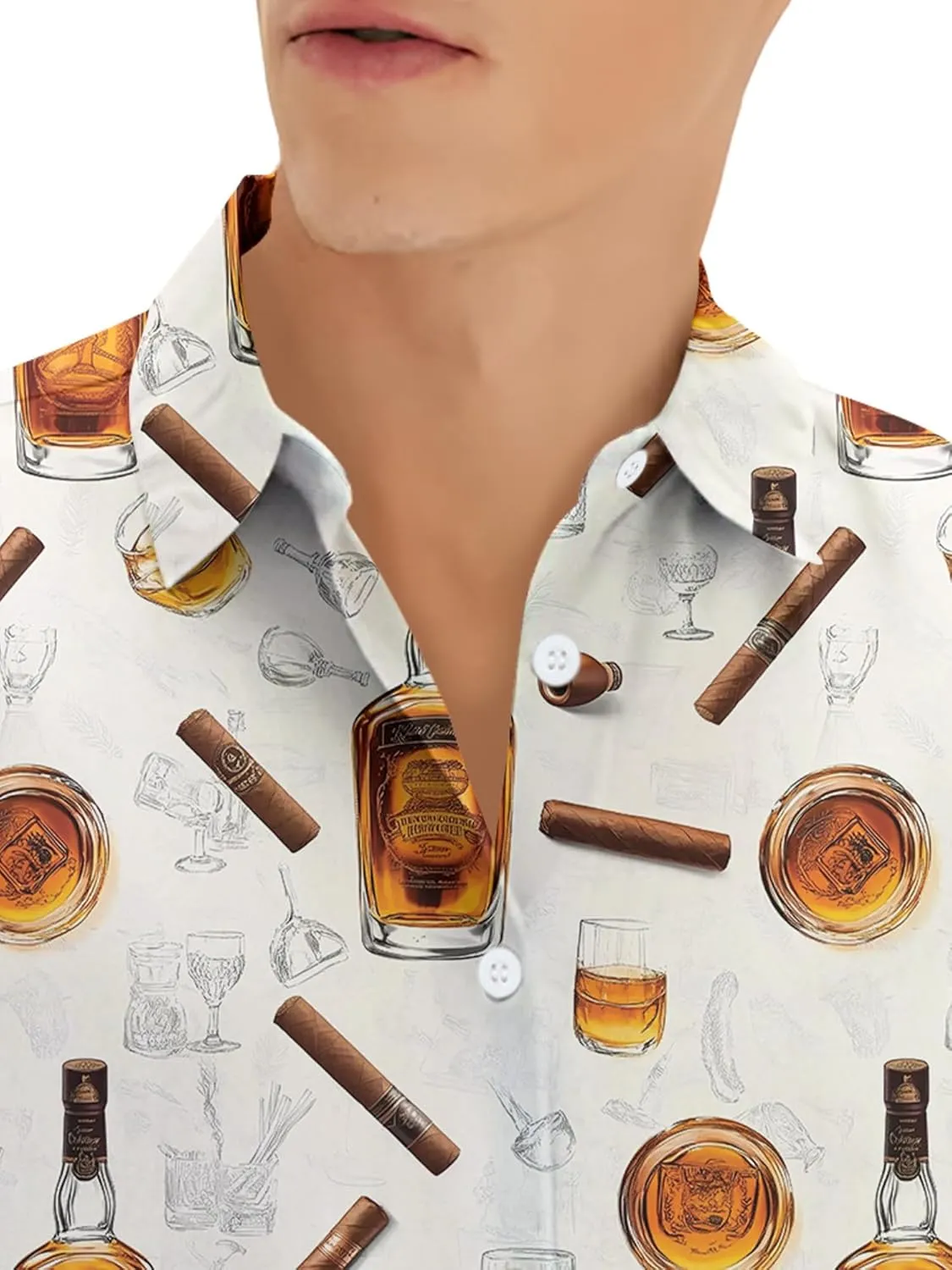 Hawaiian Shirt for Men Summer Funny Short Sleeve Aloha Button Down Shirts