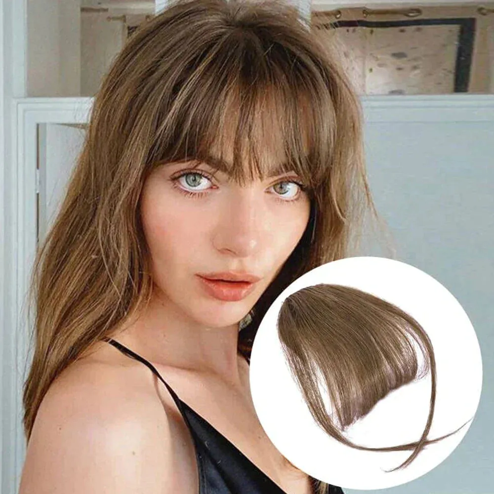 Hot Sale 50% OFFClip In Bangs 100% Human Hair Extensions Air Bangs