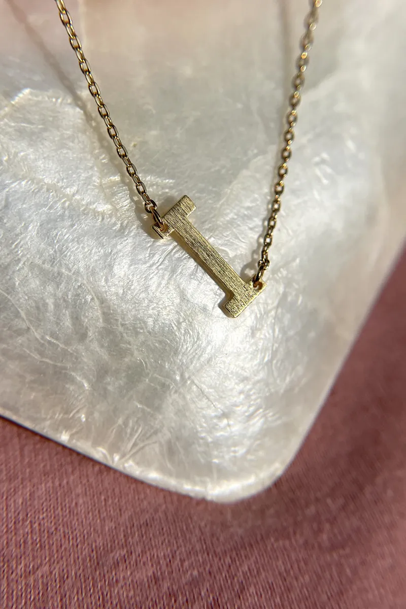 Initial Gold Necklace