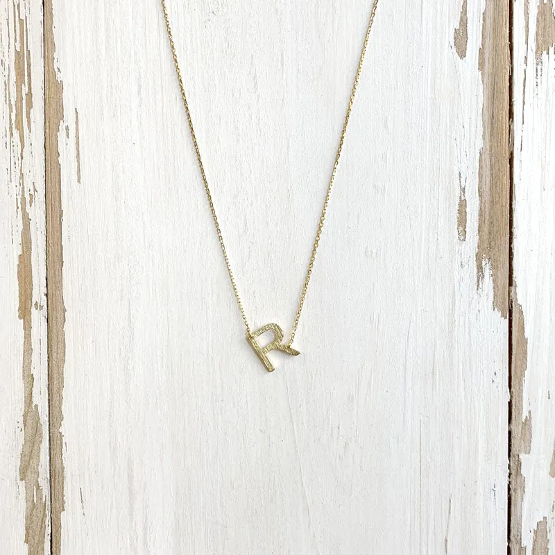 Initial Gold Necklace