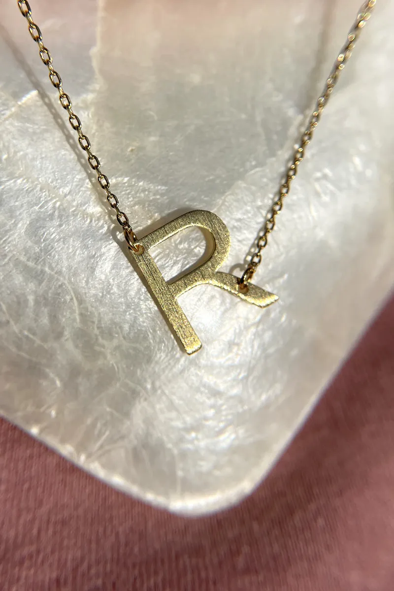 Initial Gold Necklace