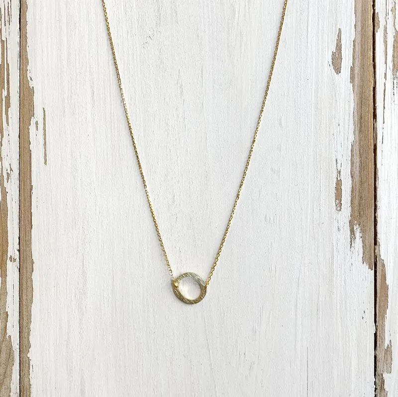 Initial Gold Necklace