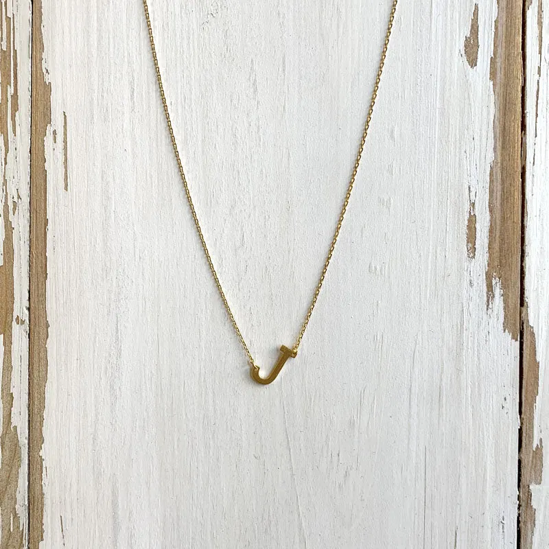 Initial Gold Necklace