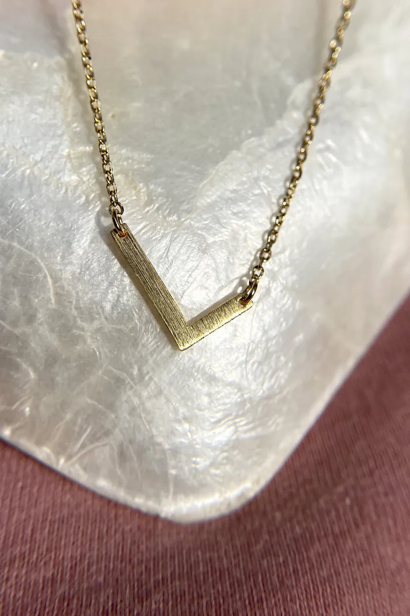 Initial Gold Necklace