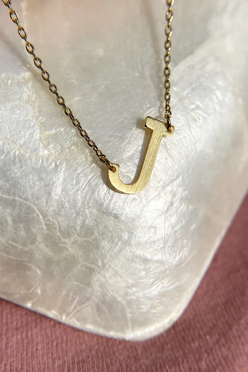 Initial Gold Necklace