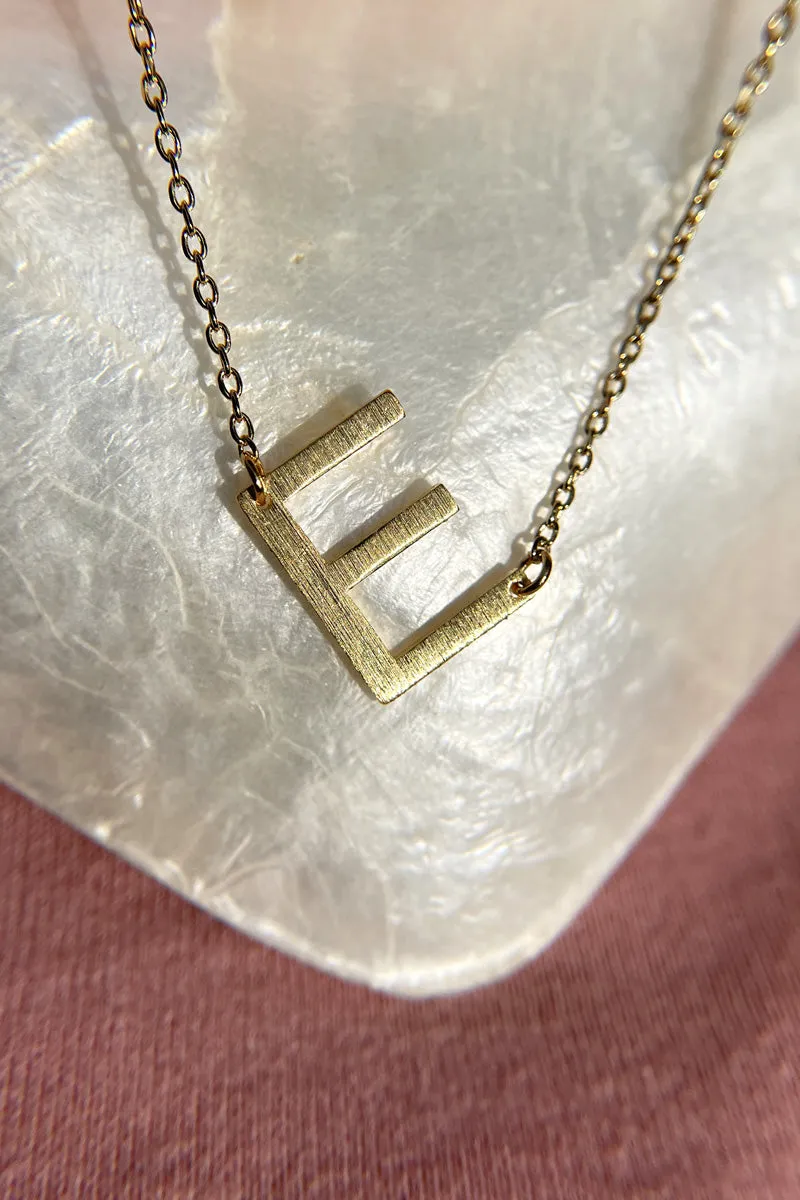 Initial Gold Necklace