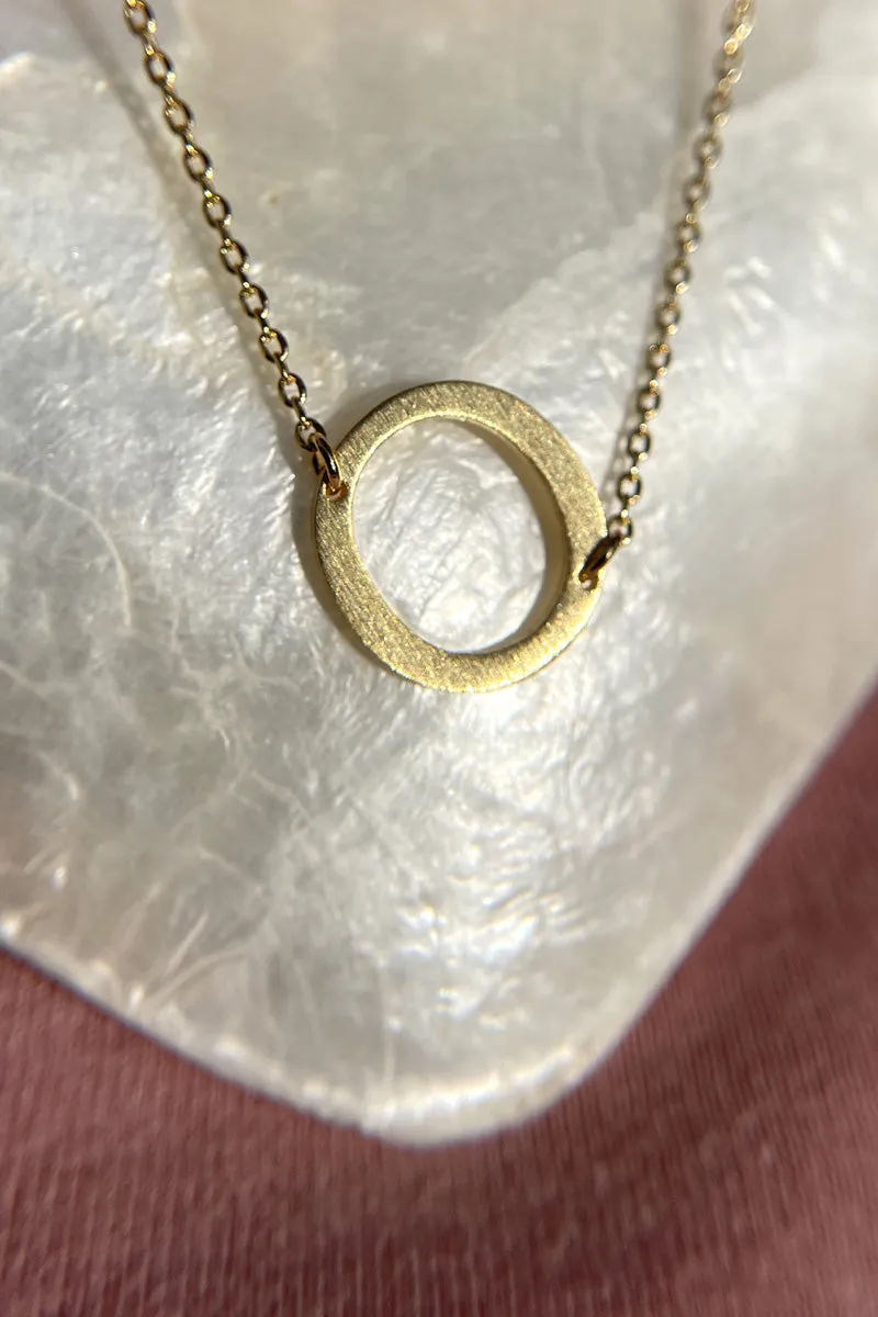 Initial Gold Necklace