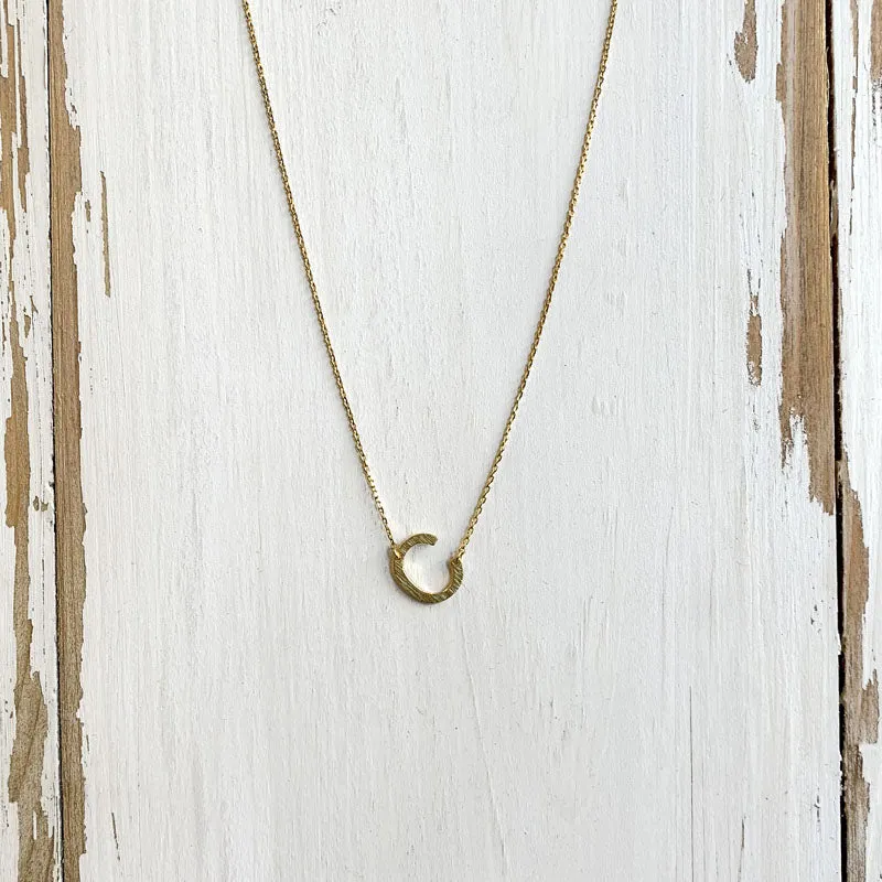 Initial Gold Necklace
