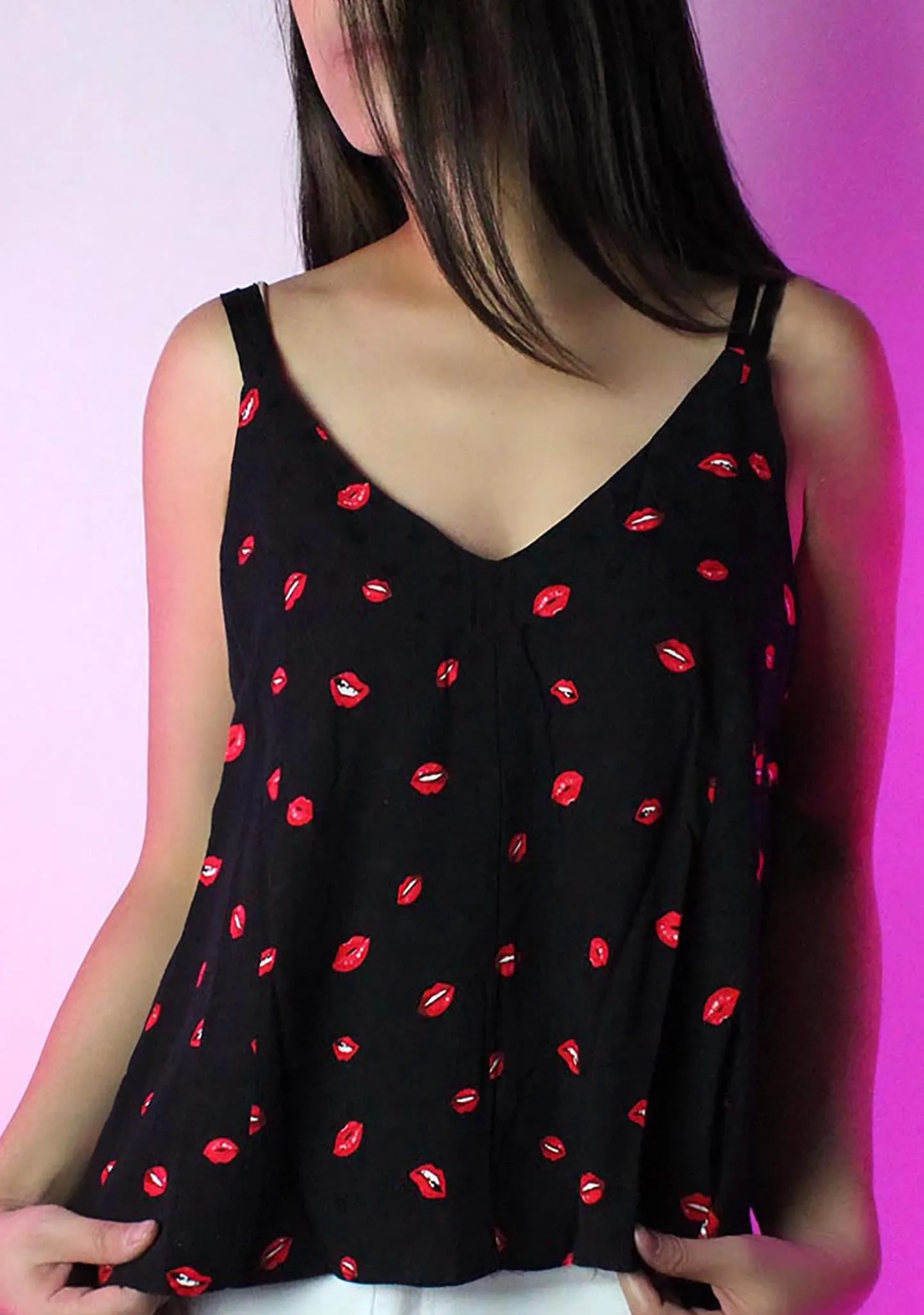 Kiss Me Strappy Cami Top