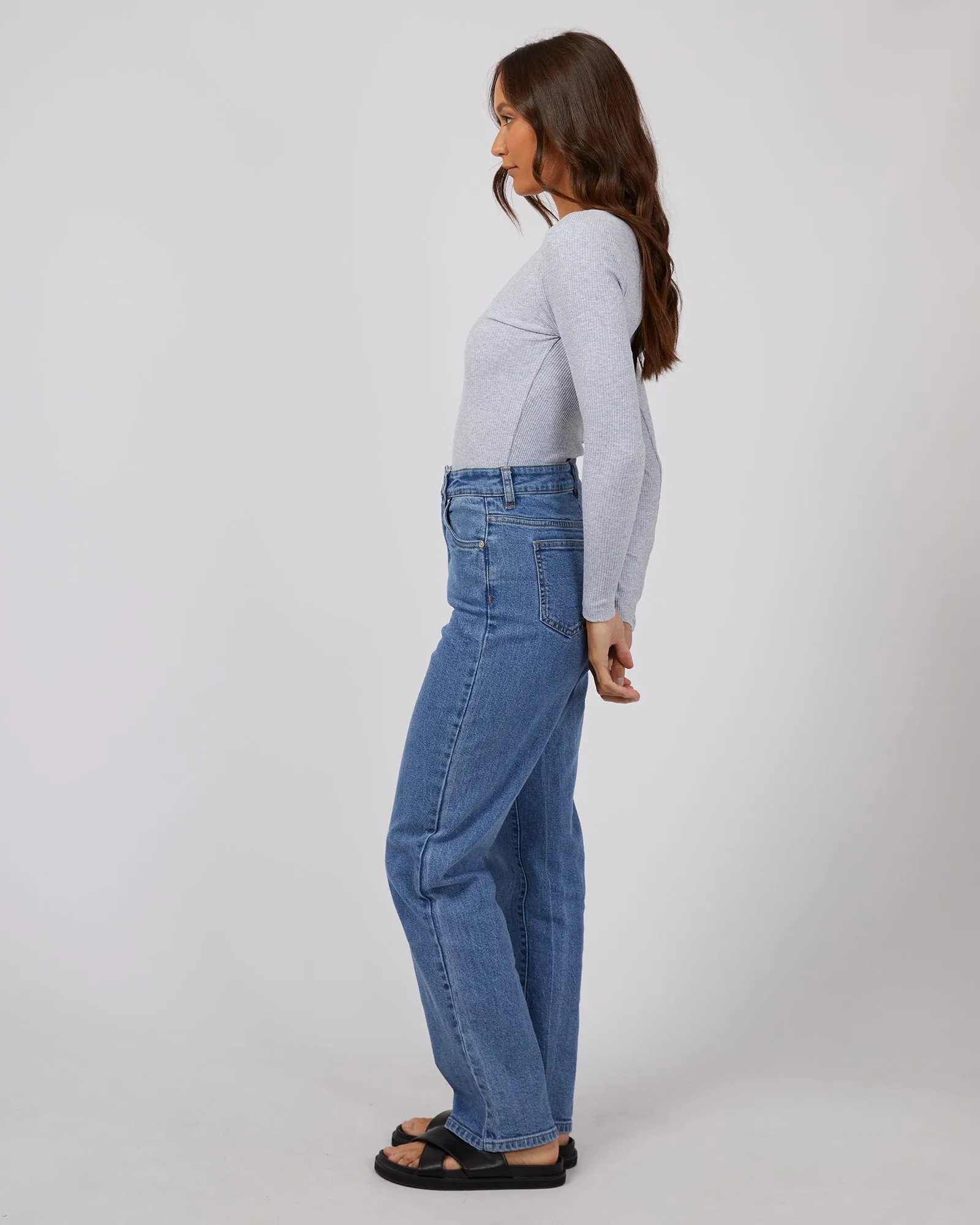 Lily Long Sleeve Grey Marle