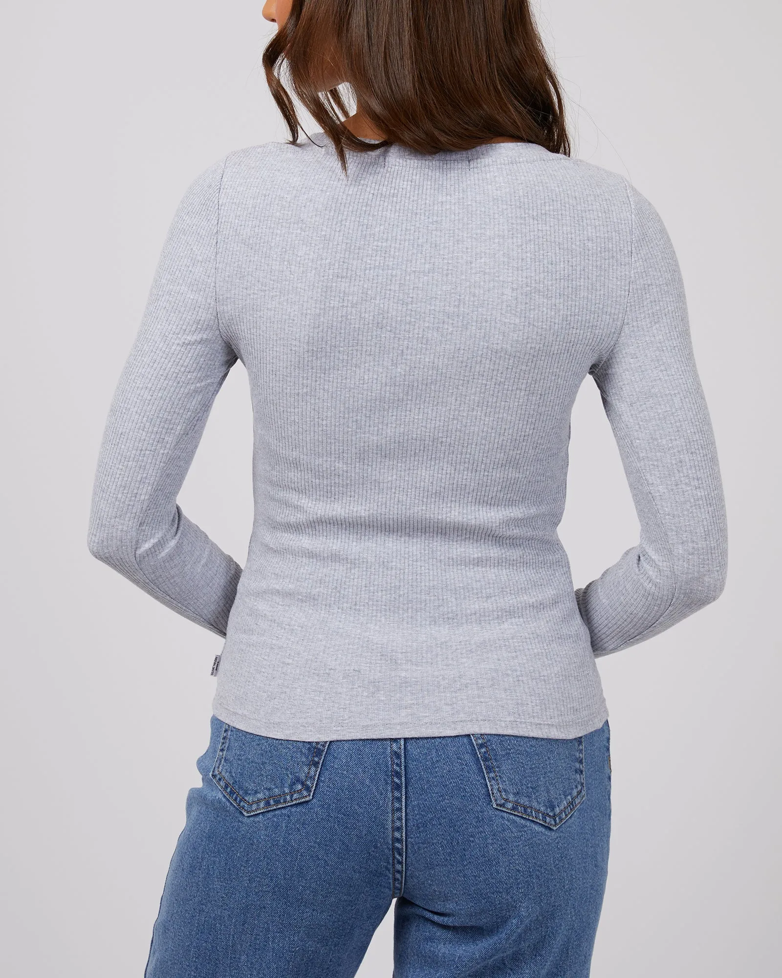 Lily Long Sleeve Grey Marle