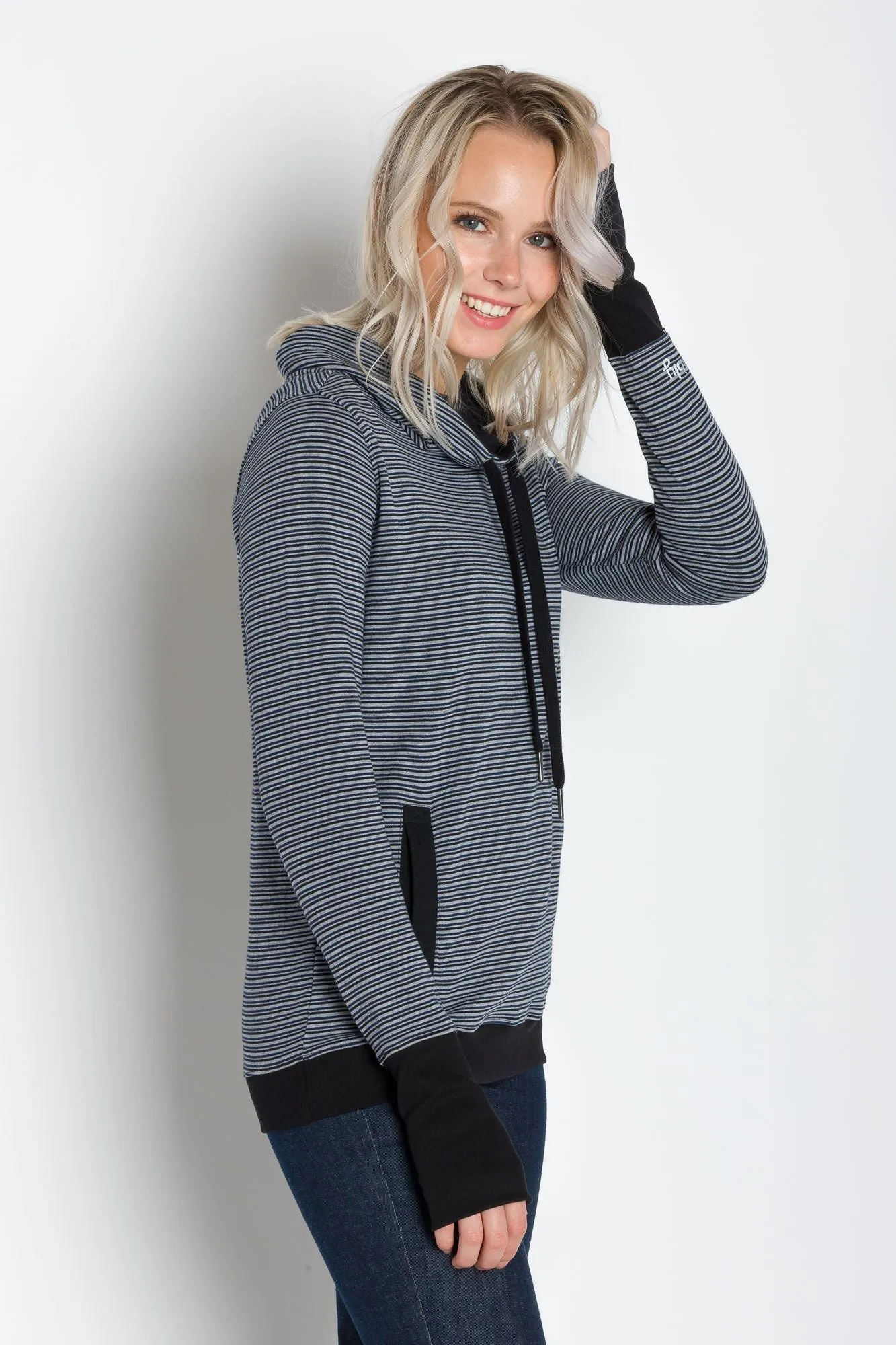 Luna A | Women's Plated Knit Cowl Neck Pullover