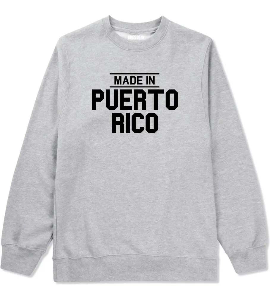 Made In Puerto Rico Mens Crewneck Sweatshirt