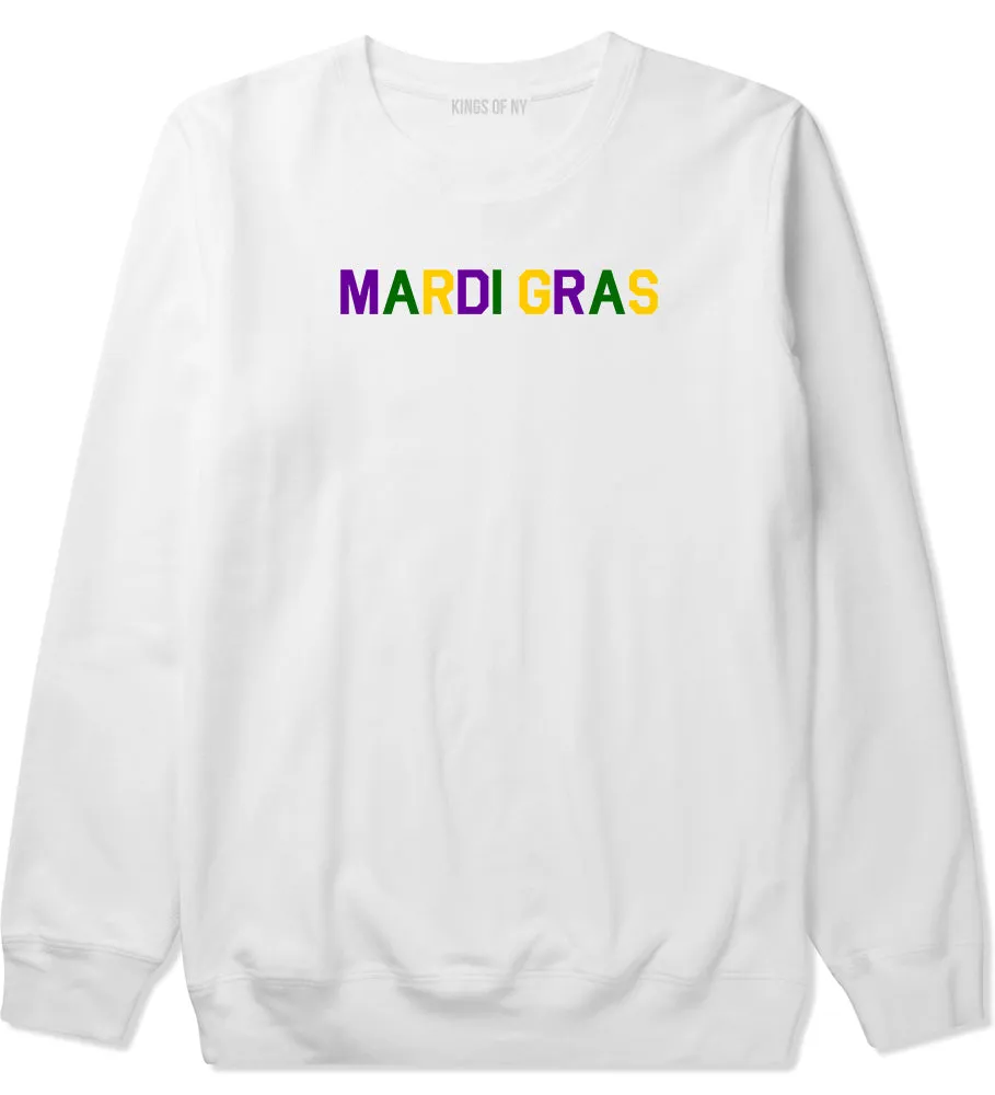 Mardi Gras New Orleans Mens Crewneck Sweatshirt