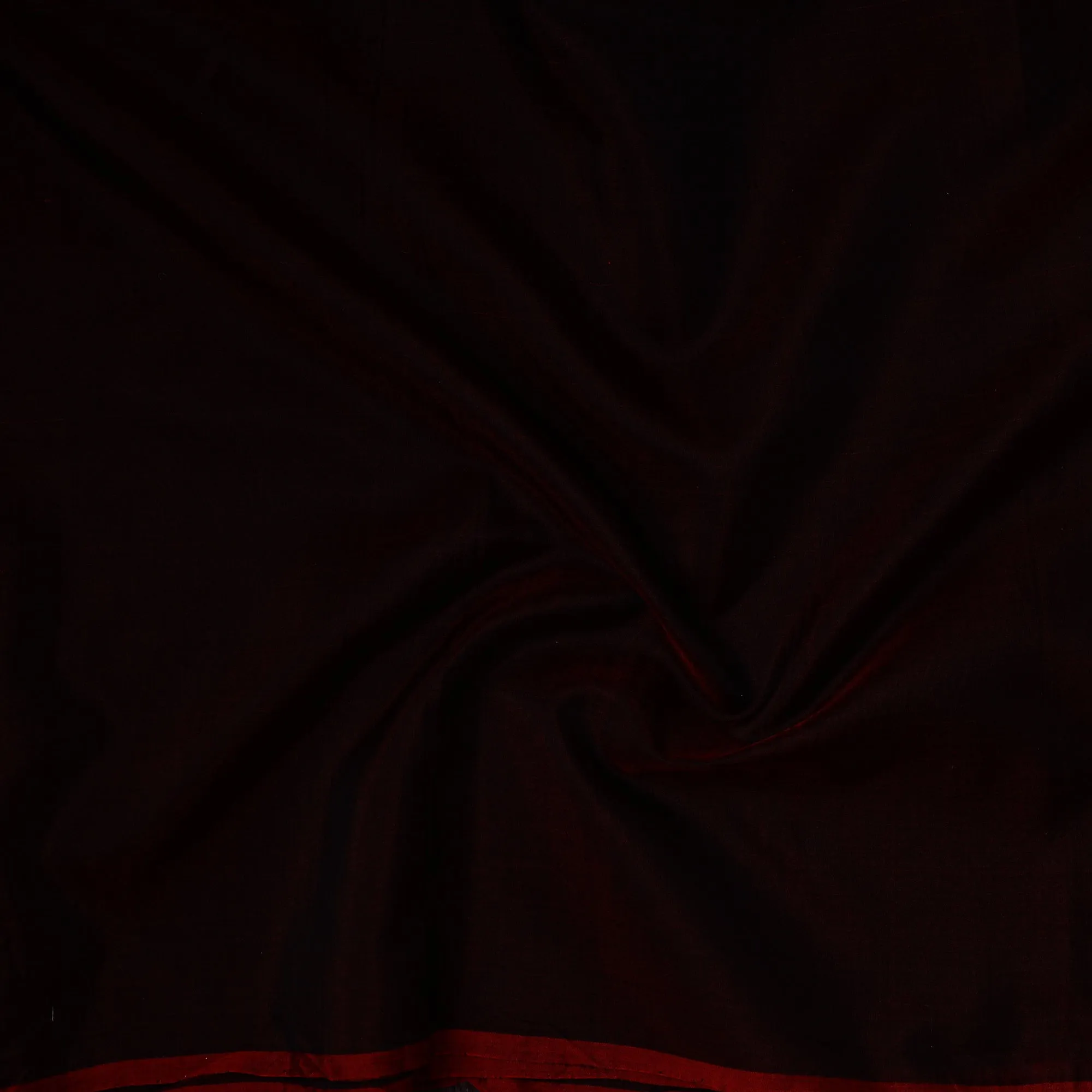 Maroon - Traditional Chanderi Silk Handloom Precut Fabric (1.9 meter)