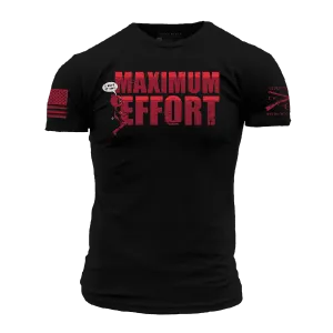 Maximum Effort T-Shirt - Black