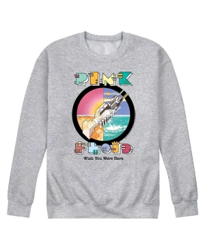 Men's pink floyd wish you were here AIRWAVES fleece T-shirt, gray