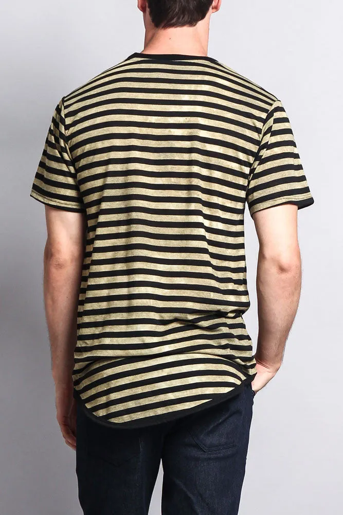 Mineral Wash Stripe T-Shirt