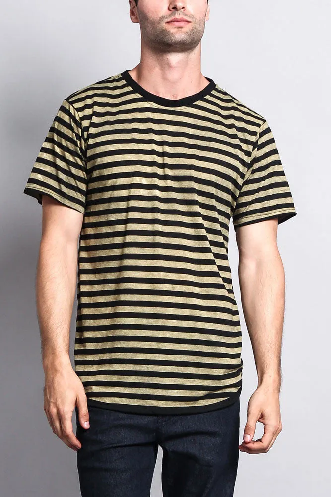 Mineral Wash Stripe T-Shirt