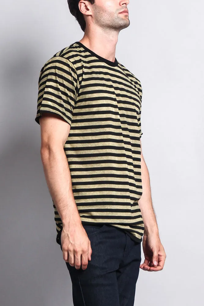 Mineral Wash Stripe T-Shirt