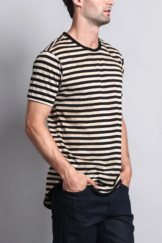 Mineral Wash Stripe T-Shirt