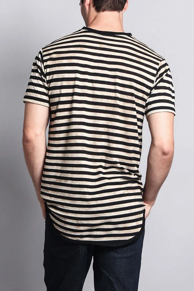 Mineral Wash Stripe T-Shirt