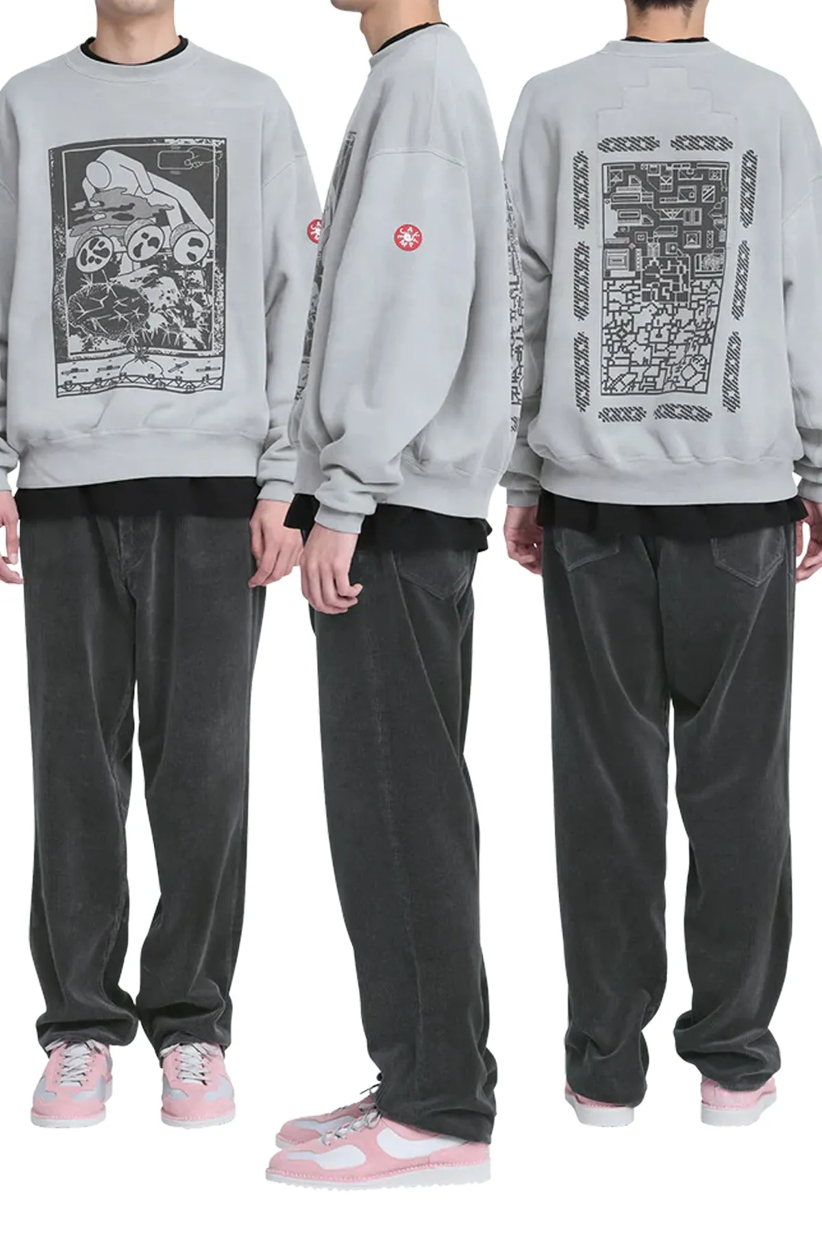OVERDYE FK MindfulnessBlock CREW NECK