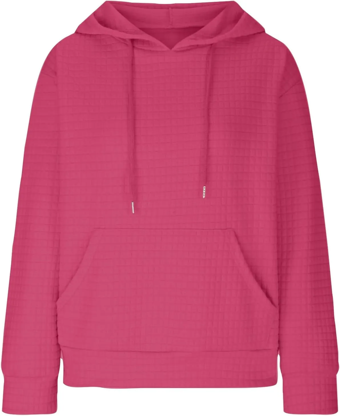 Plain Hoodie for Women Oversized Baggy Long Sleeve Drawstring Hooded Fashion Hide Belly Classic-Fit Hoodie